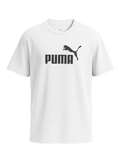 Puma ESS No 1 Logo Boys T-Shirt White