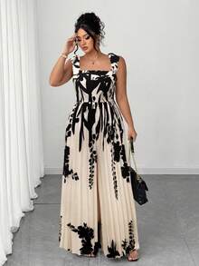 Elenzga Halloween Plus Size Jumpsuits - Apricot - View 5