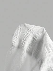 SHEIN EZwear Women's Casual Vacation Multi-Layer Cake Skirt, Suitable For Summer Chic Dress - White - View 6