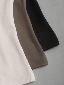 Sweetra 女式休闲褶皱圆领背心，夏季 - 彩色 - 查看 6