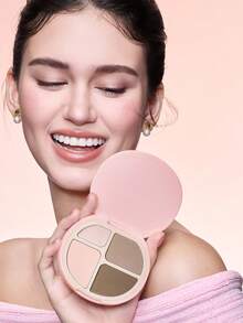 SHEGLAM Hypersculpt Highlight & Contour Palette-Cool, Multi-Use Matte Palette For Illuminating Highlighter, Blush, Contour, Eyeshadow, And Sculpting Powder Brand Beauty Makeup Face Paint Cosmetic For Women Girls Perfect For Fall Winter Ideal For Y2K Fancy Fashion Suitable For Birthday Christmas Present Party Ready Best Color