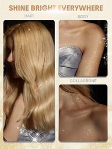 SHEGLAM HAIR Bruma de purpurina para el cabello y el Body con efecto disco giratorio - Calidad estrella Graduación Cumpleaños Día festivo Summer Caer Autumn Y2K Elegante Moda Mujer Constituir Cosmético Fiesta Playa Viajar Cámping Al aire libre Escuela Campus Festivales Decoración Regalo Presente Rosa Chica Mejor Color Encanto Onda rosa Navidad Año Nuevo Día de Acción de Gracias Día de San Valentín