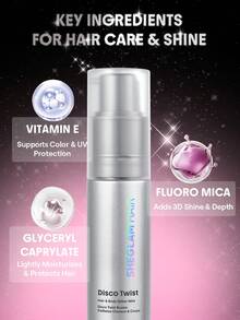 SHEGLAM HAIR Disco Twist Haar- & Körperglitzer Spray - Fairy Sugar Abschluss Geburtstag Urlaub Summer Fallen Autumn Y2K Schick Mode Frauen Bilden Kosmetik Party Strand Reisen Camping Draußen Schule Campus Festivals Dekor Geschenk Gegenwärtig Rose Mädchen Am besten Farbe Charme Stimmung Rosa Weihnachten Neujahr Thanksgiving-Tag Valentinstag