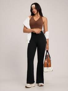 Hanevo 女士基本款瑜伽裤套装 - 彩色 - 查看 4