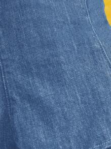 Nöista 女士夏季休闲牛仔抹胸 - 中等水洗藍 - 查看 5