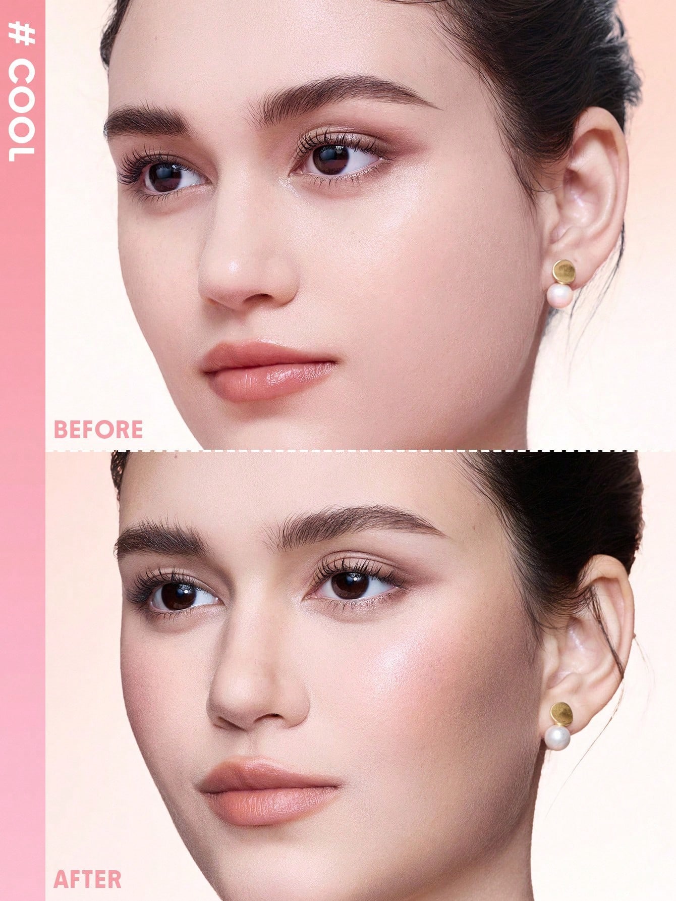SHEGLAM Hypersculpt باليت إبراز وتحديد-Cool, لوحة متعددة الاستخدامات مطفية للإضاءة والهايلايتر والبلاش والكونتور وظلال العيون