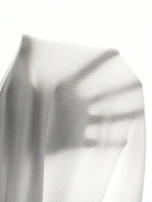 SHEIN Elenzya قميص نسائي أنيق بطبعة وردة كبير الحجم - أبيض - مشاهدة 12