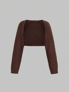 Sweetra Casual Versatile Solid Color Sleeveless Cardigan Fall Winter Cloth For Women - Multicolor - View 4