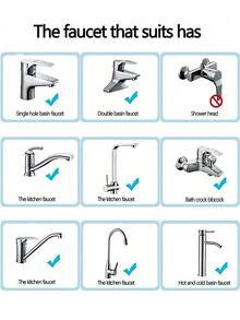 4PCS Aerators Water Saving Faucet Tap Nozzle Thread Replaceable Kitchen Faucet Filter Mouth Bathroom Faucet Bubbler Bathroom Parts - Silver - View 10