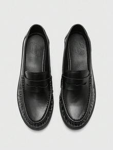 CUCCOO BIZCHIC Women's Casual Slip-On Flat Athletic Sneakers For Christmas - Black - View 2