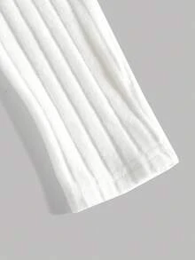 SHEIN Girlism 少女白色露肩毛绒短款夹克，适合秋冬季，优雅甜美，春节