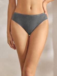 Ocili Slip casual a costine con fascia con lettera per donna