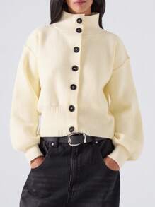 LYSMO 2025 New Style Fall Women Clothes Women's Solid Color Minimalist Casual Cardigan Autumn/Winter , Back To Schools Women,