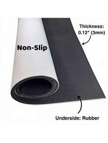 1 Thảm nhà tắm có chữ cá nhân hóa, Thảm nhà tắm thấm nước nhanh khô có mặt sau bằng cao su chống trượt, Trang trí phòng tắm chung cư, ký túc xá hiện đại, Thiết kế ngày lễ - Nhiều màu - Xem 4