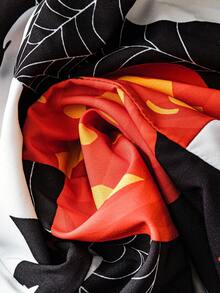 SHEIN LUNE 万圣节大码连衣裙 - 黑色 - 查看 5