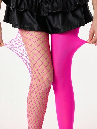 Grunge Punk 1 Pair Goth Rock AB Style Fishnet Tights