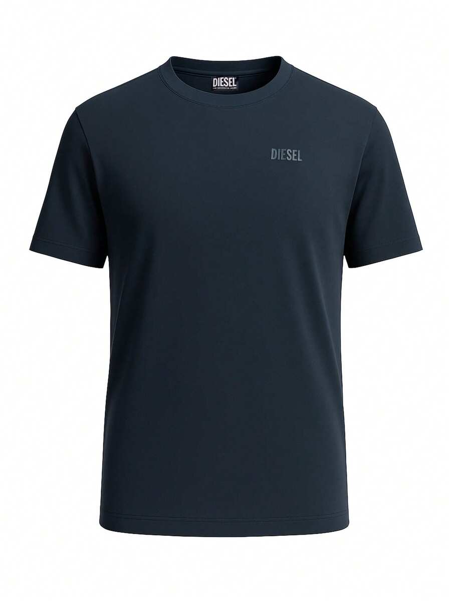 Diesel Men's T-Shirt Black - 藏蓝色 - 查看 1