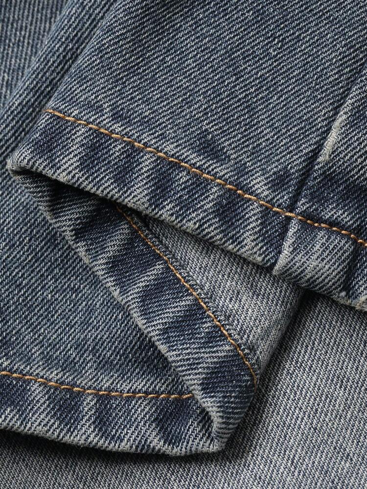 Women's Casual Denim A-Line Skirt, Autumn