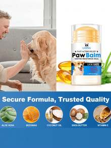 SHEIN 1 pieza/2 piezas Bálsamo para almohadillas de las patas de gato y perro de 40g, cuidado para patas secas y agrietadas, hidratante para las plantas de las patas de las mascotas (se enviarán al azar estilos nuevos y antiguos de embalaje, ¡gracias por su comprensión!) - Multicolor - Ver 9