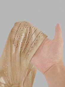 SHEIN VCAY Camiseta de tirantes cruzados con ribete de encaje en contraste para vacaciones de dama - Albaricoque - Ver 7