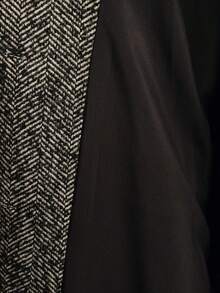 MOTF PREMIUM WOOL BELTED OVERCOAT - Dark Grey - View 9