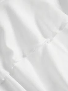 SHEIN EZwear 3 件套女士休闲简约褶皱腰 A 字裙，演唱会女士，巡游女士，俱乐部女士性感时尚连衣裙 - 彩色 - 查看 11