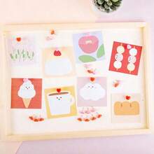 20/50 件多色心形图钉、图钉,适用于软木板、壁挂、公告板、圣诞装饰、节日礼物、情人节礼物 - 彩色 - 查看 3