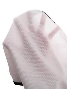 Elladie kids 2 件套年轻女孩秋季翻领新款时尚长袖单排扣夹克和百褶迷你裙 - 白色 - 查看 3