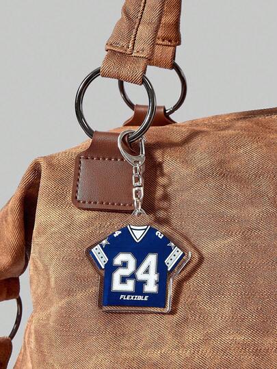 Grunge Punk Porte-clés et anneau porte-clés de vêtements, convient comme cadeau pour les amis