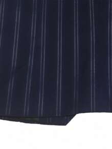 Calvornis Ensemble de gilet et pantalon rayé décontracté pour homme, style "Old Money" - Bleu marine - Voir 5