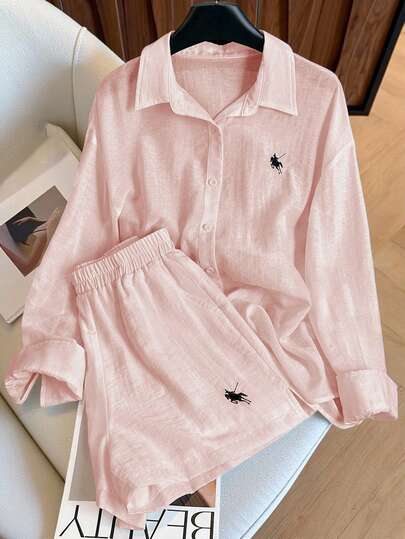 INAWLY Vintage Casual Loose 2 Pieces Set, Fashion & Versatile