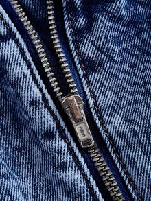 SHEIN MOD Plus Size Women Asymmetric Hem Casual Denim Jumpsuit,Back To School Denim Dress Women Denim Dress Blue Jean Dress Denim Romper Summer Denim Dress