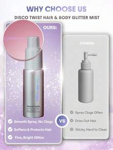 SHEGLAM HAIR Disco Twist 头发和身体闪光喷雾-Dance Queen 生日 禮物 假期 粉紅色的 氛圍 化妝品 旅行 學校 節慶 玫瑰 展示 女孩 魅力 護髮 母親節 想要 時尚 銳舞派對 - 舞蹈皇后 - 查看 7