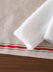 Souflis Souflis Toddler Girls' Cute White Bow Plush Long Sleeve Comfortable Autumn/Winter Jacket Fancy Baby Girl Clothes Fall