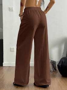 Coolane Women's Summer Country Concert Going Out Beach Outfits Boho Basic Minimalist Washed 100%Cotton White Pants Curved Hem Pants Cotton Pants,Fall