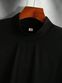 Manfinity Homme Men Cartoon & Letter Graphic Tee - Black - View 5