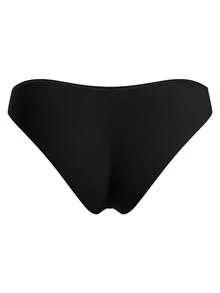 Calvin Klein Monogram Women's Brazilian Bikini Bottoms Black - 黑色 - 查看 2