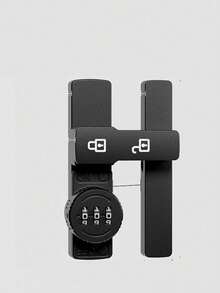 Password Door Lock And Deadbolt, 180 Degree Sliding French Barn Door Lock With 3-Digit Combination Lock Luminous Sign, Gate Garage Shed Window Lock Bolt No Key Bathroom Bedroom Cabinet