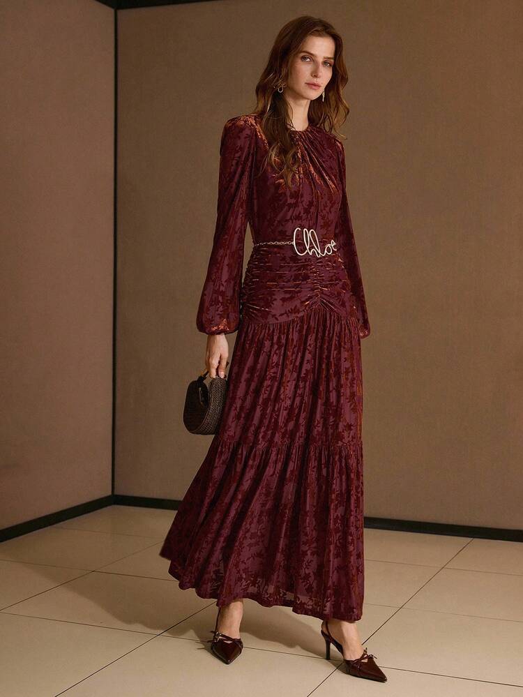 GATHERED MERMAID DRESS