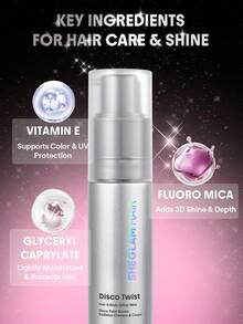 SHEGLAM HAIR Bruma de purpurina para el cabello y el Body con efecto disco twist - Aurora de medianoche Graduación Cumpleaños Día festivo Summer Caer Autumn Y2K Elegante Moda Mujer Constituir Cosmético Fiesta Playa Viajar Cámping Al aire libre Escuela Campus Festivales Decoración Regalo Presente Rosa Chica Mejor Color Encanto Onda rosa Navidad Año Nuevo Día de Acción de Gracias Día de San Valentín