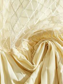 GlowEve CURVE Elegant Pleated Diamond Women's Skirt In Autumn And Winter - Multicolor - View 5