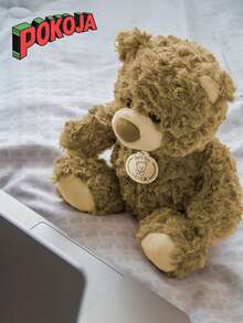 POKOJA LAND 1 件柔软毛绒泰迪熊填充动物棕色优质毛绒玩具情人节礼物生日礼物复活节礼物节日装饰家居装饰优质沙发泰迪熊温柔拥抱柔软可爱毛绒泰迪熊 Teezes 温暖礼物创意优质蓬松填充玩具卡哇伊泰迪熊舒适家居配件节日礼物浪漫礼物贴心礼物 - 彩色 - 查看 5