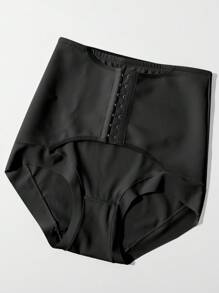 SHEIN Women's High Elasticity Snap Adjustable Shapewear Bottom - Black - View 5