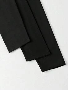 Xyvia Bộ đồ lót giữ nhiệt 2 món, áo dài tay và quần dài, ôm vừa vặn, thu/đông - màu đen - Xem 3