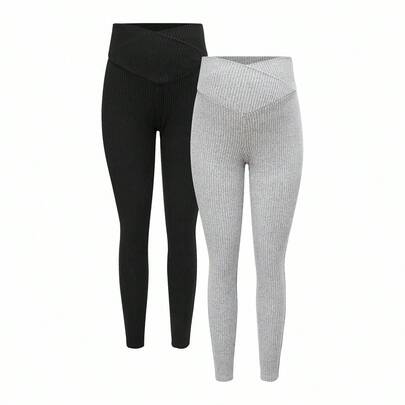 가을 옷, 가을 옷, 임산부 가을/겨울 옷 임산부 단색 비대칭 허리 골지 캐주얼 레깅스 임산부 레깅스 임신 레깅스 골지 임산부 레깅스 임산부 바지 겨울 임산부 레깅스 임산부 겨울 레깅스 따뜻한 임산부 레깅스 임산부 운동복 오버 범프 레깅스 임신 바지