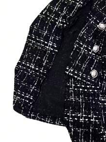 GlowEve CURVE Elegant And Casual Winter Woolen Fabric For Plus-Size Ladies Fall Cloth For Women Autumn - Black - View 6