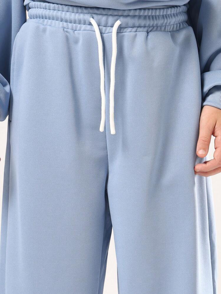 Hooded Sweatshirt And Jogger Set With Logo