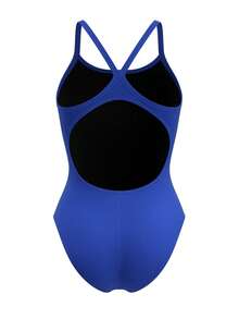 Nike One Piece Women Swimsuit Blue - Blue - View 5