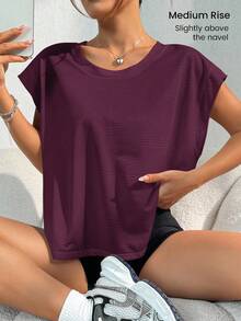 Dewbera 宽松女式瑜伽外套跑步健身运动T恤背心