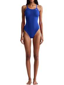 Nike One Piece Women Swimsuit Blue - Blue - View 3